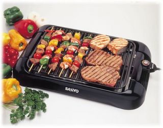 Sanyo HPS SG3 200 Sq  Electric Indoor Barbeque Grill