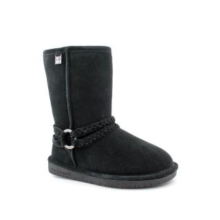 Bearpaw Adele Womens Size 5 Black Regular Suede Winter Boots
