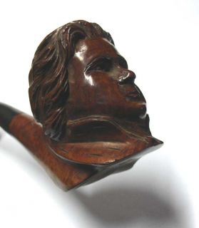 stunning ludwig van beethoven hand carved st claude pipe