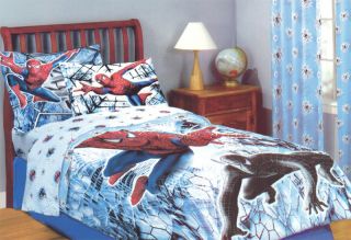   Full Bed Sheet Set Marvel Comics Spider Man Venom Bedding