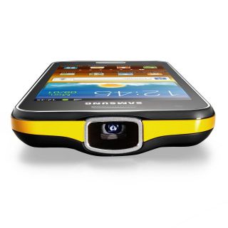Samsung Galaxy BEAM I8530 Black / Yellow Factory Unlocked Projector 