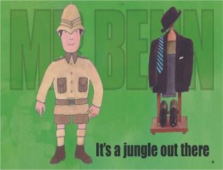   Jungle Out There Funny Mr Benn Retro TV Cartoon Character