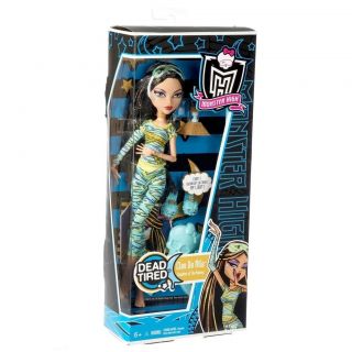 Mattel Monster High Dead Tired Cleo de Nile Daughter of The Mummy Doll 