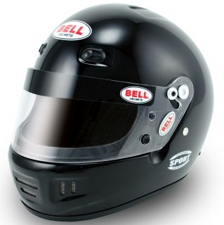 Bell Sport Auto Racing Helmet SA2010   Medium / Black (Free Bag)