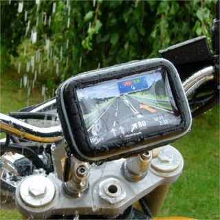 Waterproof GPS Motorcycle Bike Satnav Case Mount