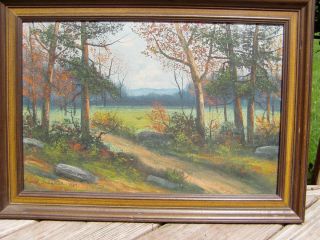 Reading PA Berks County Vintage Victor Shearer Oil Painting
