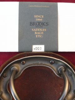 Brooks Swallow Limited Edition Brown Titanium Saddle Seat #003