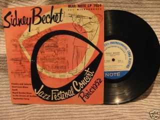 Sidney Bechet Jazz Festival Concert 10 LP Blue Note