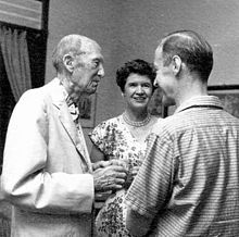 William Beebe, Jocelyn Crane, and Beebes physician A. E. Hill at 