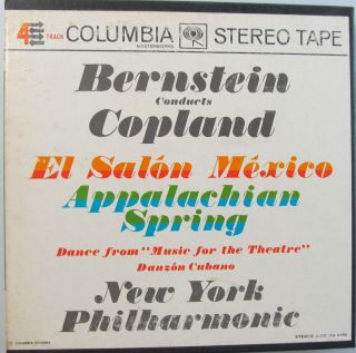 BERNSTEIN CONDUCTS COPLAND NEW YORK PHIL REEL TO REEL TAPE 71 2
