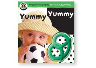 Begin Smart Yummy Yummy Baby Photo Book Pretzel Tether Babies Teething 