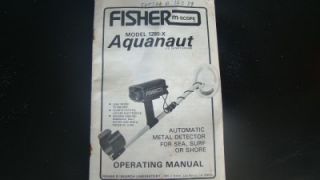 Fisher M Scope Aquanaut Sea Surf Shore Metal Detector
