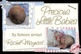 Precious Little Babies Reborn Baby Boy Twins Rosebud by Cindy Musgrove 