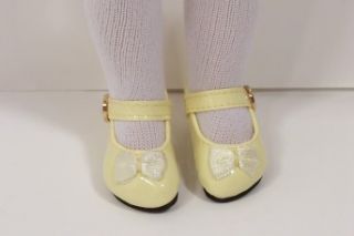 Lt Yellow Patent MJ Doll Shoes for Kish Bitty Bethany♥