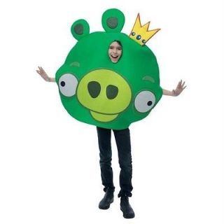 king pig green angry birds child unisex costume one size