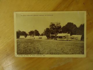   card Idlewhile Park and Camping Grounds Betterton Md Chas H Brice pub