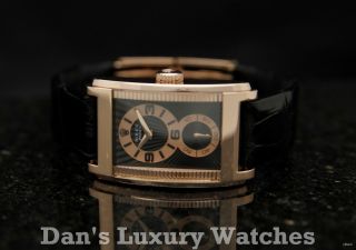 Rolex Geneve Cellini Prince Everose Gold Leather Watch B P 5442 5 2007 