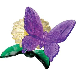 Bepuzzled 3D Crystal Puzzle Butterfly Plastic Jigsaw Puzzle