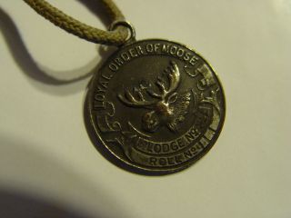   of Moose Lodge No 1452 w J Krause Bemidji Vintage Amulet 1900s