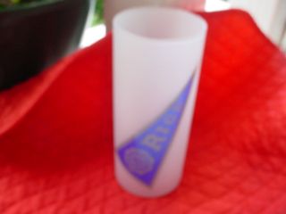 Rice University Southwest Conference Old Fan Glass Tumbler 1960s or So 