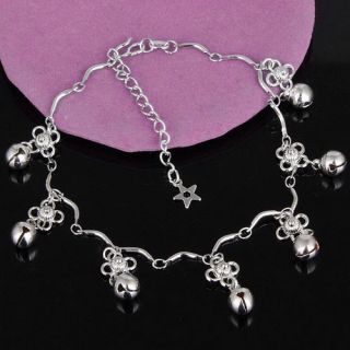 Fashion Chain Bells Flower Anklet Ankle Bracelet TA42