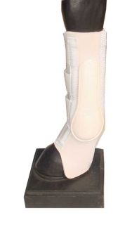 New Abetta White Neoprene Splint Bell Boot Combo Boots