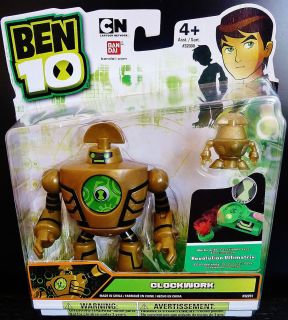 Ben 10 Clockwork 4 Alien Action Figure with 1 5 mini alien figure 