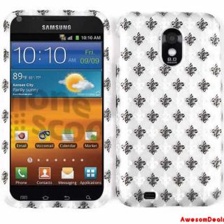 Cell Cover Case Samsung Epic 4G Touch Galaxy s II D710 White Saints 