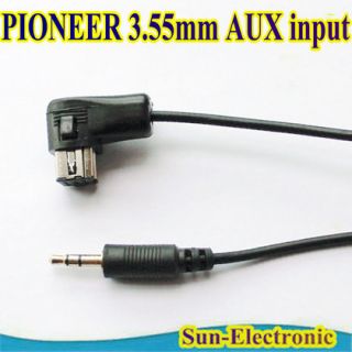 5mm 1 8 Audio Auxiliary Input Adapter for  iPod Pioneer CD RB10 