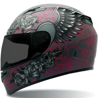 Bell Vortex Ladies Archangel Full Face Motorcycle Helmet Size XS XXL 