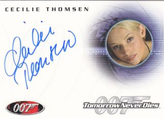   Bond Die Another Day Auto Cecilie Thomsen As Professor Inga Bergstrom