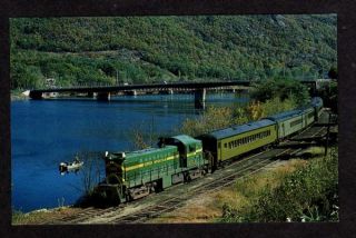 Vermont Bellows Falls VT Green Mountain Railroad Train