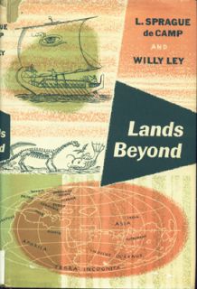 Vintage Lands Beyond by L Sprague de Camp Willy Ley HC DJ 1952