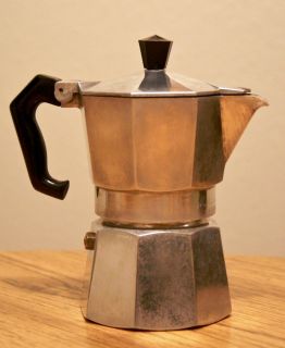 Vintage Bialetti Moka Express 3 Cup Coffee Espresso Machine