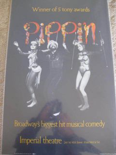 Pippin w Ben Vereen Original Broadway Poster