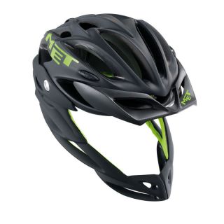 2012 MET Parachute Full Face Mountain Bike Helmet Black Medium NR