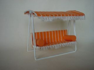 lundby swing with canopy patio porch yard vintage