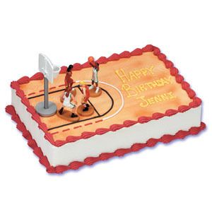 Girls Basketball Cake Topper Birthday Party Supply 353C