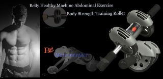Belly Healthy Machine Abdominal Exercise Body Strength Training Roller 