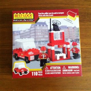 Best Lock Building Blocks Fire Chief Set Lego Complatable New FD Dept 