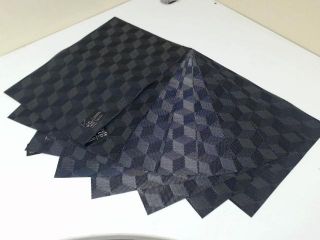 benson mills cubes vinyl placemat black set of 8