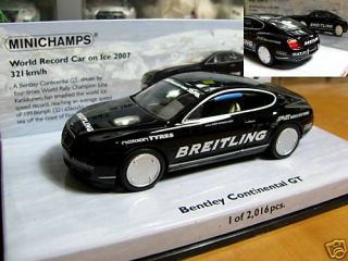43 Minichamps Bentley Continental GT Record on Ice