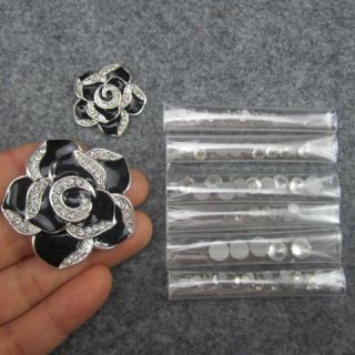   Camellia Crystal Rhinestone DIY for cell Phone iPhone Case Deco Kit #2