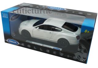 Welly 2013 Bentley Continental Supersports Coupe 1 18 Diecast White 