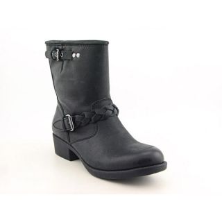 Report Bernsen Womens Size 8 Black Leather Fashion Mid Calf Boots 