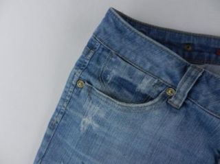 Vigoss Daisy Duke Cut Off Frayed Hem Denim Blue Jeans Shorts Womens Sz 
