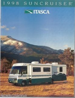 1998 Suncruiser Itasca by Winnebago RV Brochure Motorhome Recreational 