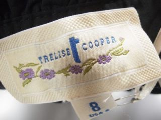 Trelise Cooper Jump for Joy Black Cotton Jumpsuit NWT 8