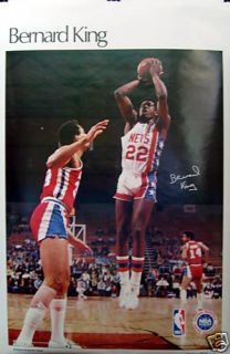 Bernard King New Jersey Nets NBA SI Poster 1979