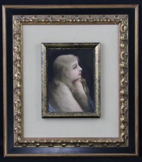 title a berlin kpm porcelain plaque of a young woman click here for 